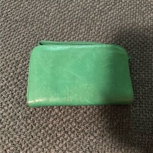 HOBO Vibrant Green Leather Wallet